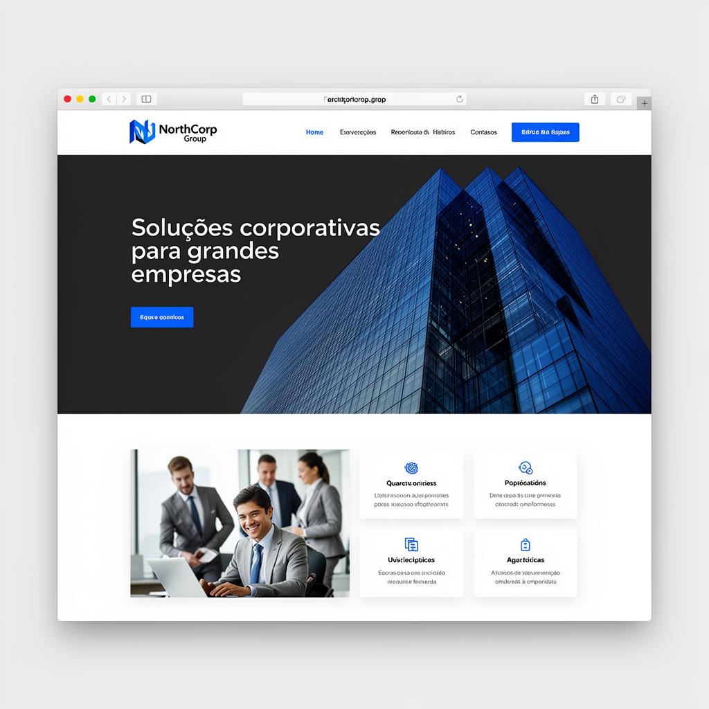 Site desenvolvido para NorthCorp Group